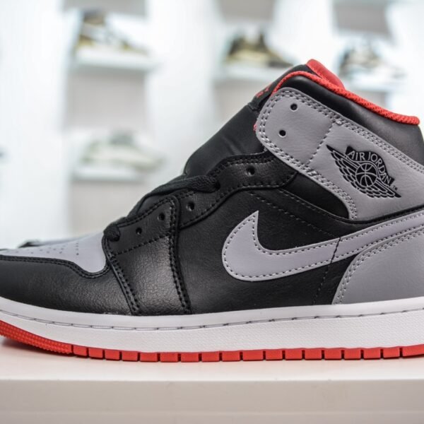 NK Air Jordan 1 Mid Shadow Red - Sneakers