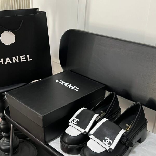 CC Loafers with CC Logo - Shoes