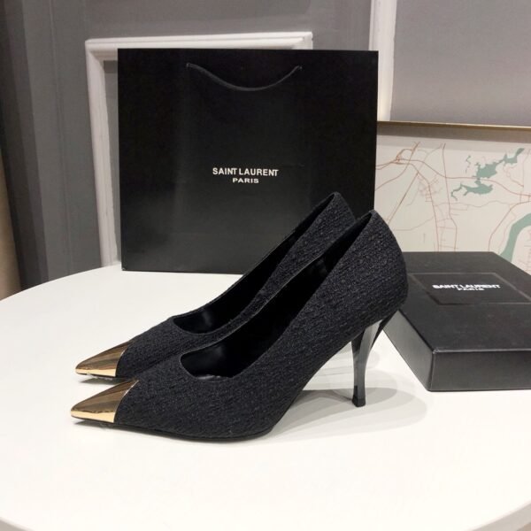 YSL Anja Pointed Toe Pumps - Heels