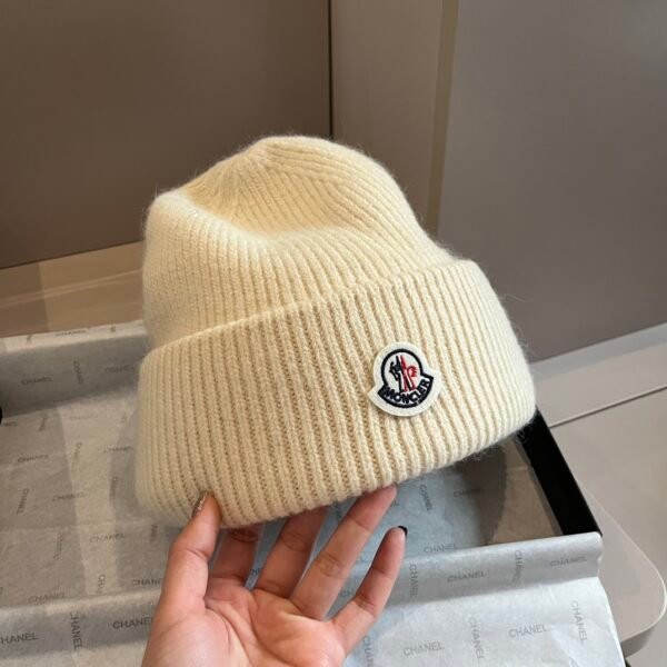 MCL Logo Beanie Cream Wool - Hat