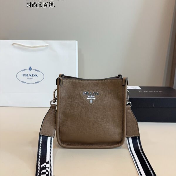PR Symbole Shoulder Bag Brown Leather - Bag
