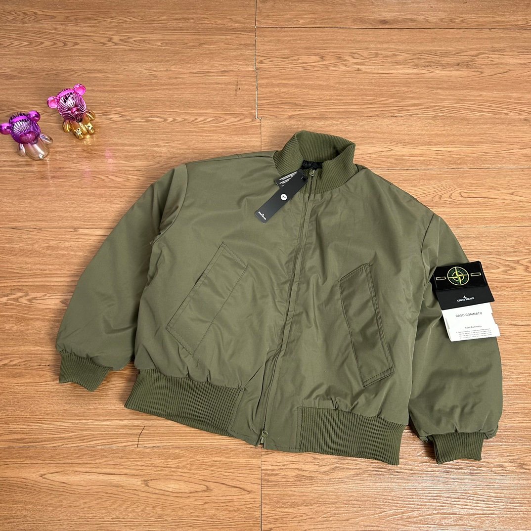 SI Ghost Piece Bomber Jacket Black/Olive - Jacket - Image 2