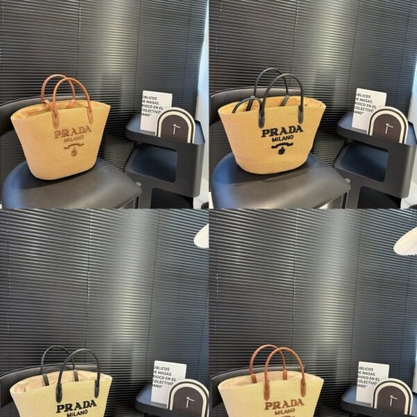 PR Raffia Tote - Bag