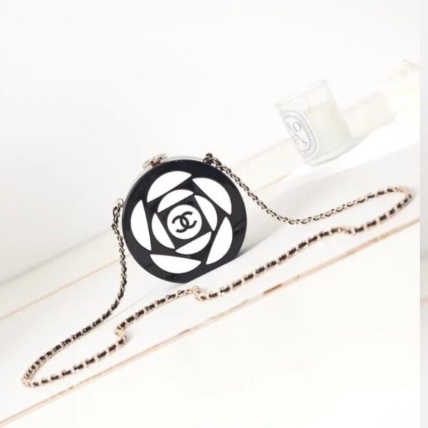 CC Camellia Evening Bag Black/White - Bag