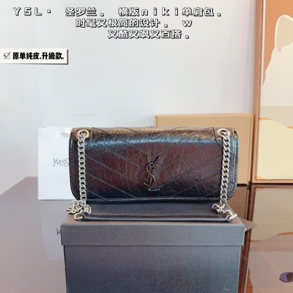 YSL Niki Small Black Leather - Bag