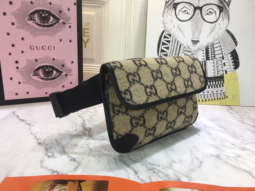 GG Ophidia GG Supreme Beige/Black - Belt Bag - Image 2
