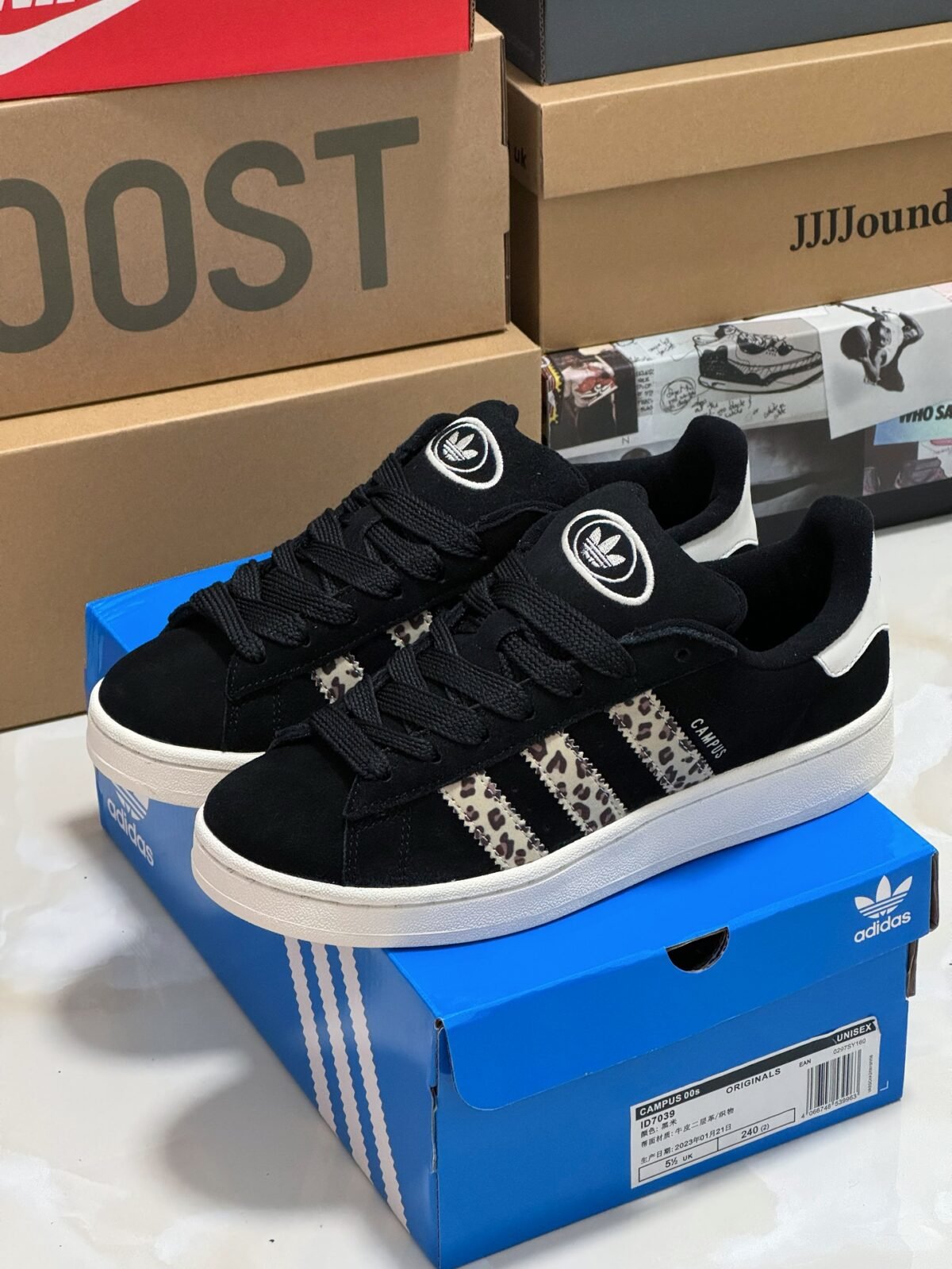 AD Campus 80s – Sneaker – Schwarz