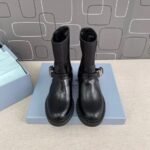 PR Monolith Brushed Leather Boots – Stivali