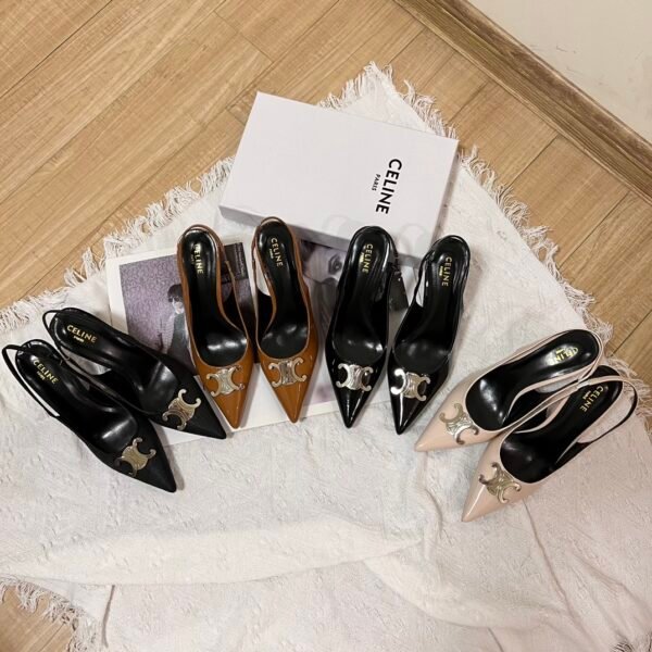 CEL Triomphe Slingback Pumps - Heels