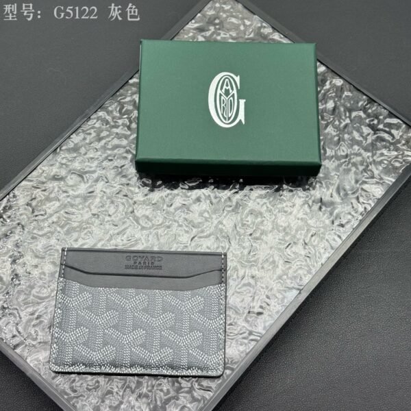 GYD Saint-Sulpice Card Holder Grey GYDine Canvas - Wallet