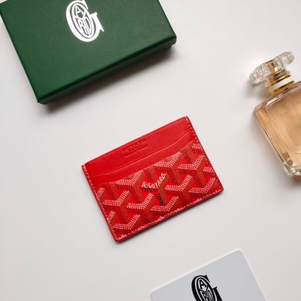 GYD Saint-Sulpice Card Holder Red GYDine Canvas - Wallet