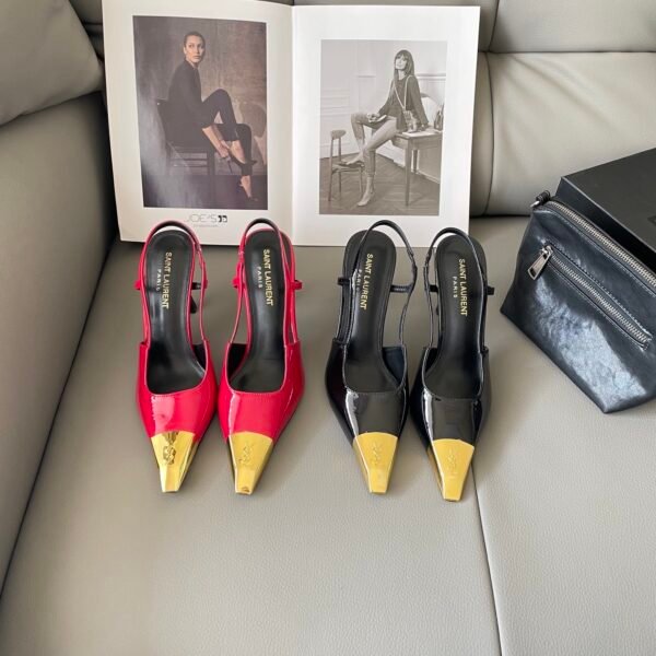 YSL Blade Slingback Pumps - Heels