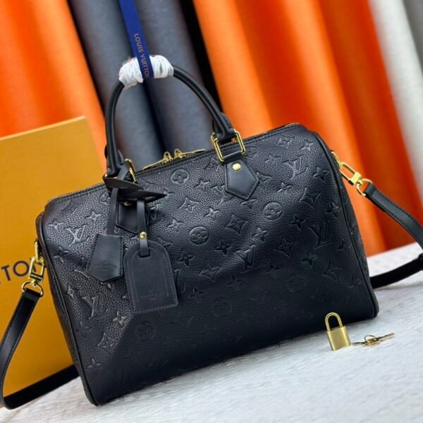 LV Speedy Bandoulière 25 Monogram Empreinte Black - Bag