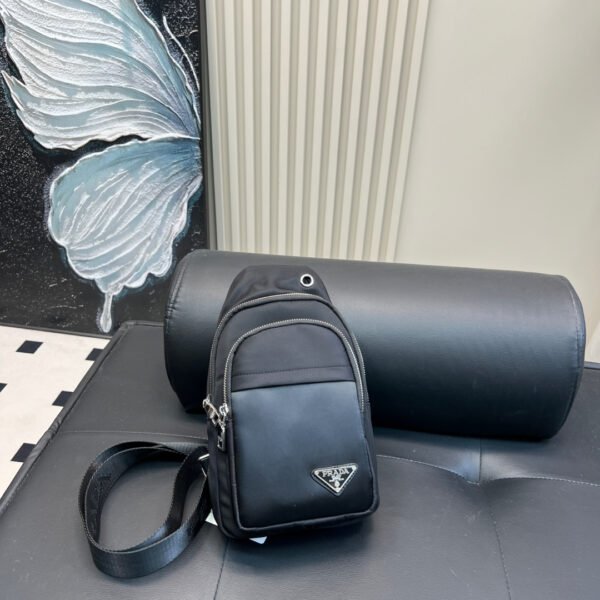 PR Re-Nylon Mini Bag Black Nylon - Bag