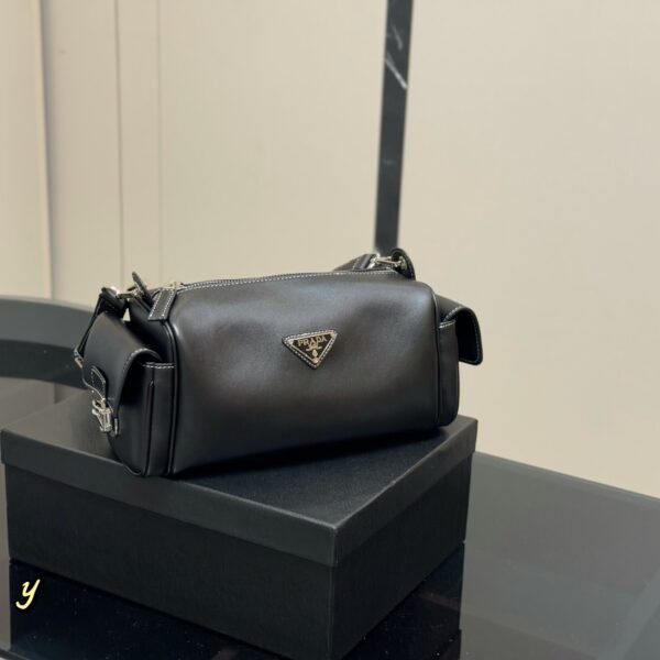 PR Cleo Black, Tan, White Leather - Bag