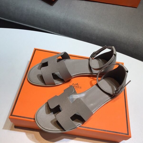 HM Oran Sandals Etoupe Leather - Sandals