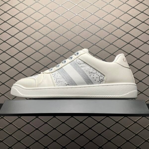 GG Screener White Leather - Sneakers