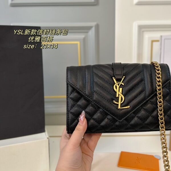 YSL Envelope Chain Wallet - Bag