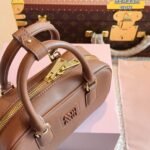 MIU Bowling Bag Brown/Black Leather – Bag