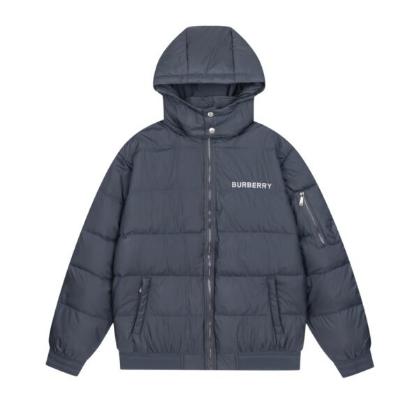BBR Logo Puffer Jacket Dark Grey - Jacket