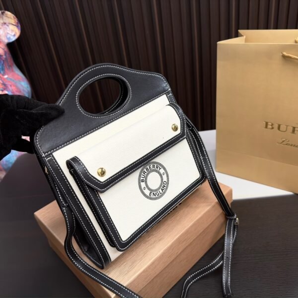 BBR Pocket Bag Small Canvas and Leather - Bag
