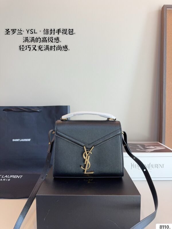 YSL Cassandra Small Black Leather – Bag