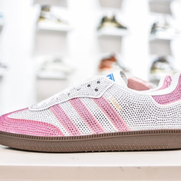 AD Samba OG Rhinestone Pink/White - Sneakers