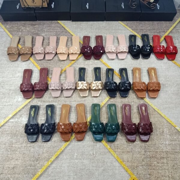 YSL Tribute Flat Slides - Slides