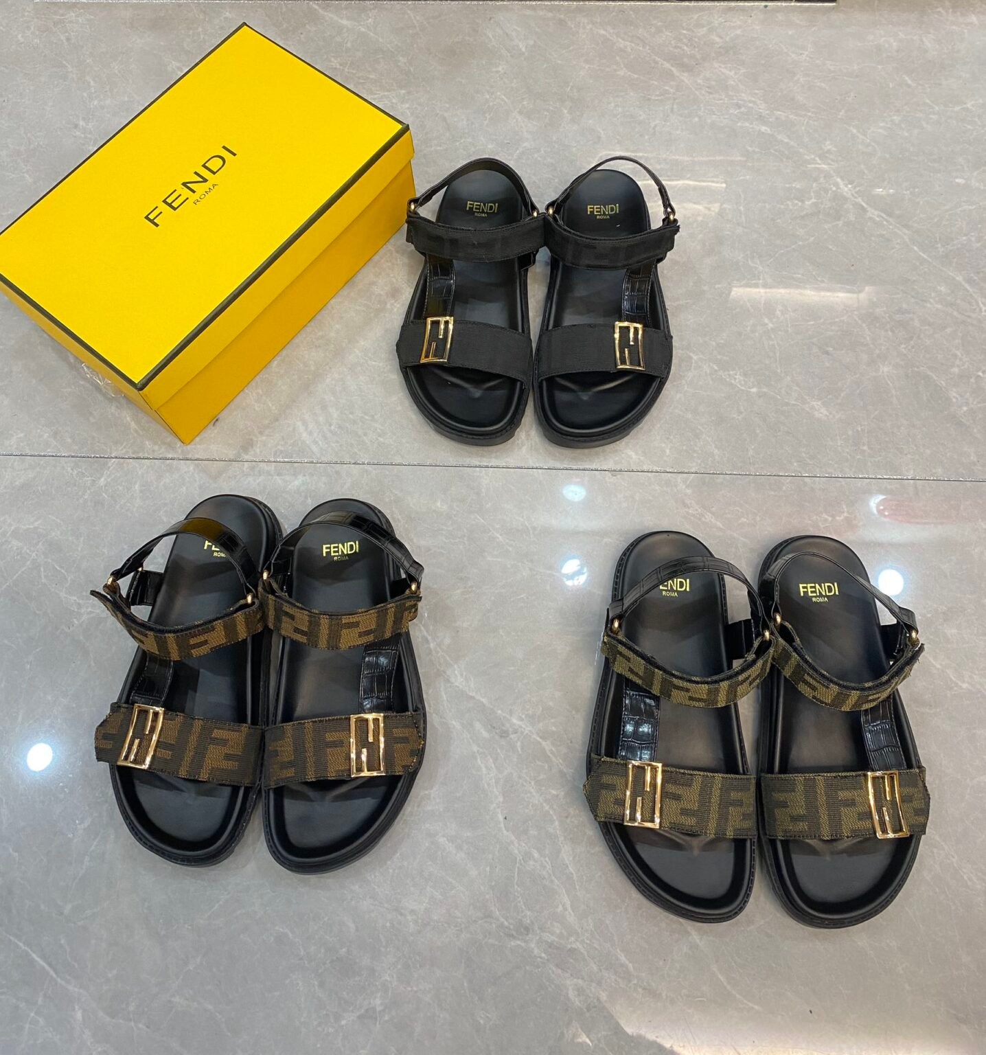 FD FF Logo Sandals – Sandals