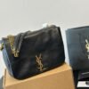 YSL Loulou Medium Black/White Leather - Bag