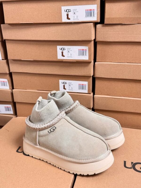 UGG Classic Ultra Mini Platform 37 Beige Suede – Boots
