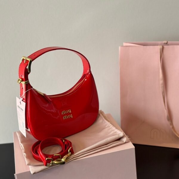 MIU Wander Red Patent Leather - Bag