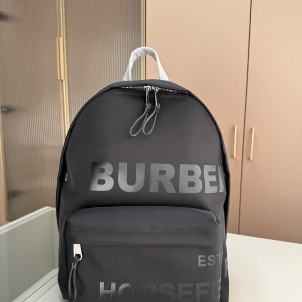 BBR Horseferry Print Backpack Large Black - Backpack