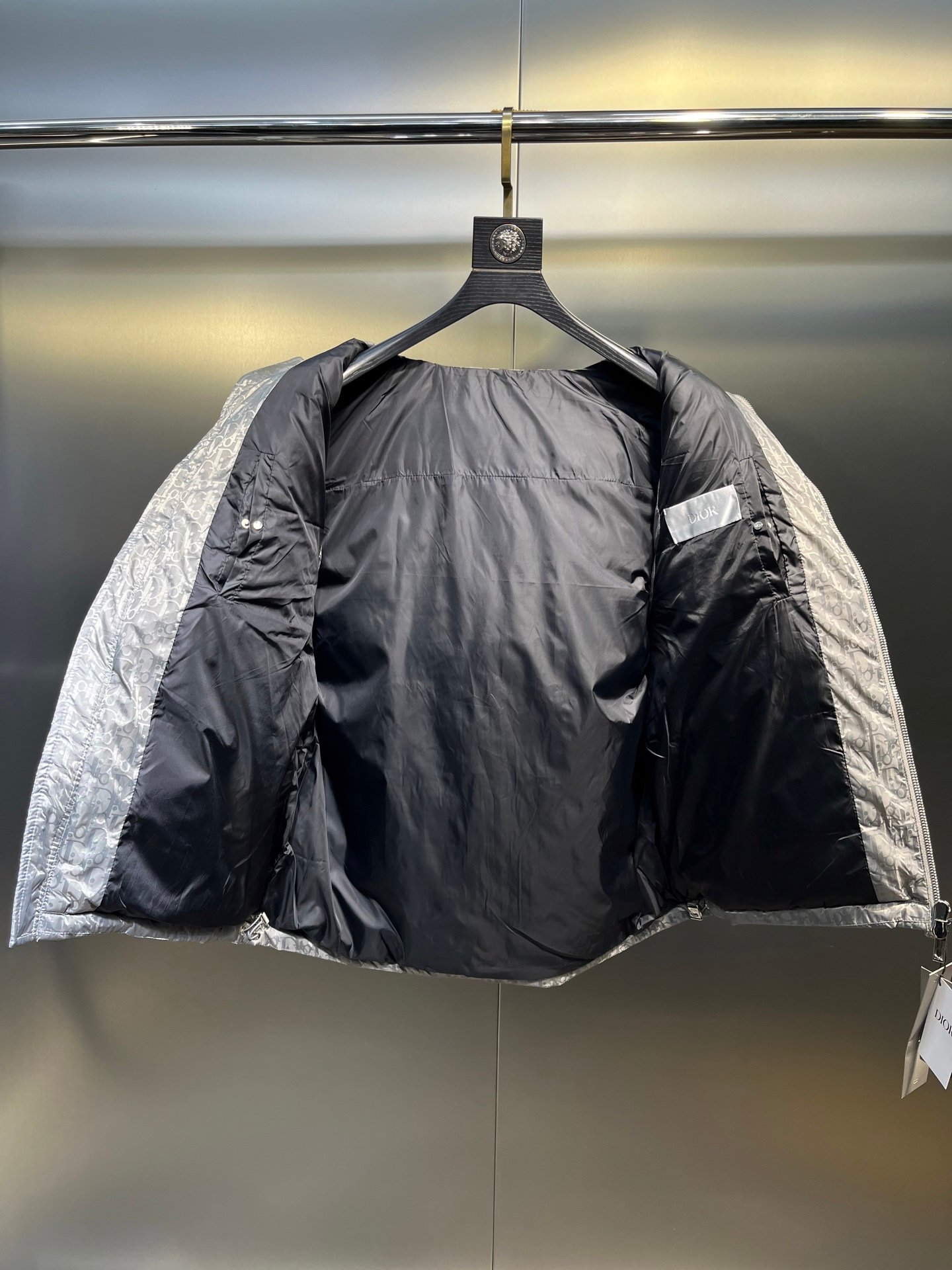 CD Oblique Down Vest Grey Oblique - Vest - Image 6