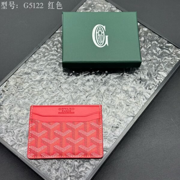 GYD Saint-Sulpice Card Holder Red GYDine Canvas - Wallet
