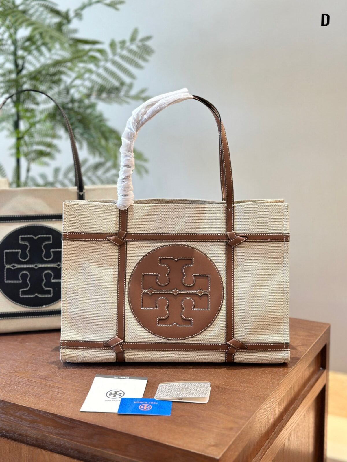 TB Canvas Tote – Red — 2