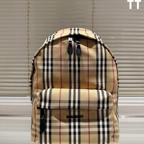 BBR Vintage Check Backpack Beige Check - Backpack