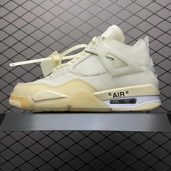 NK Air Jordan 4 Retro OW Sail Sail - Sneakers