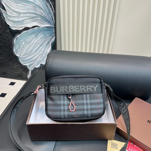 BBR Vintage Check Camera Bag Black/Gray Check - Bag