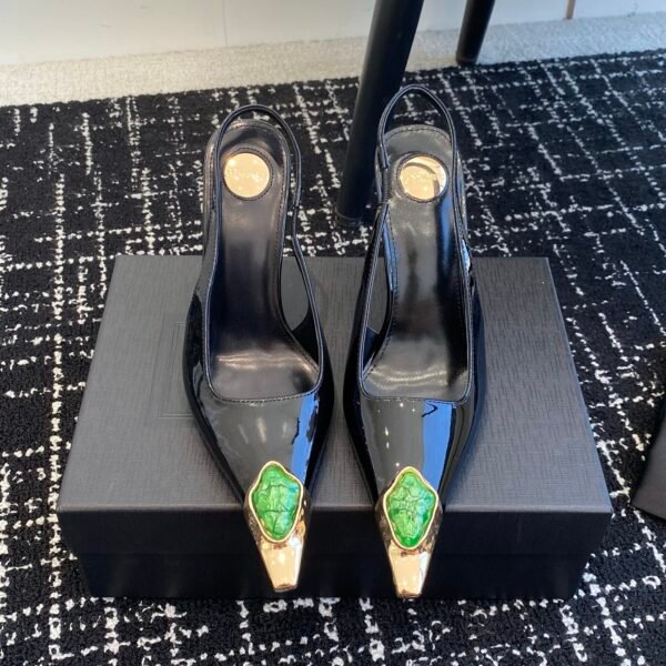 YSL Opyum Slingback Pumps - Heels