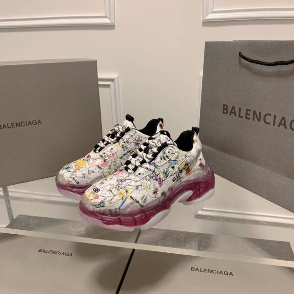 BAL Triple S Floral Multicolor - Sneakers