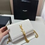 YSL Kate Tassel Croc Embossed – Bag