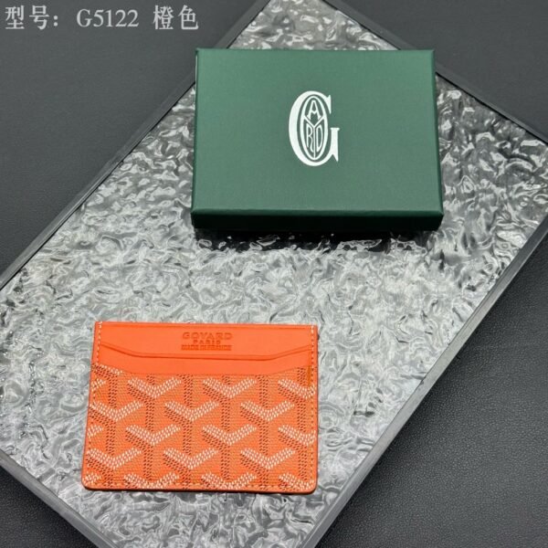 GYD Saint-Sulpice Card Holder Orange GYDine Canvas - Wallet
