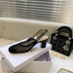 CD J'ACD Slingback Pumps Black Mesh – Heels