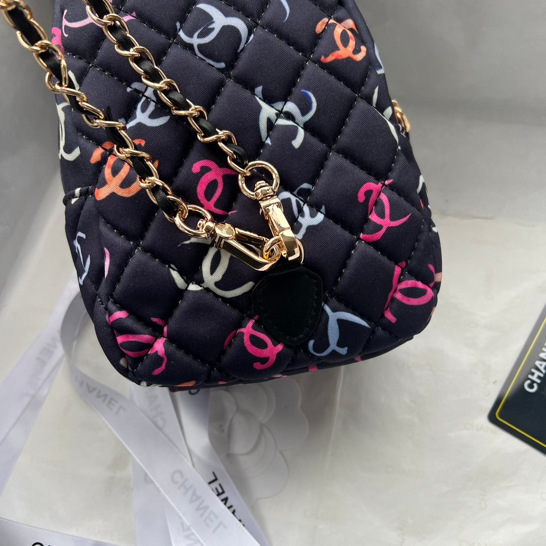 CC Graffiti Mini Backpack Multicolor Quilted - Bag - Image 8