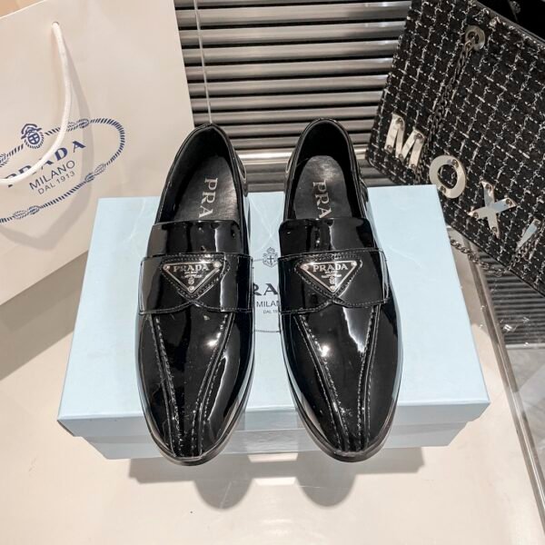 PR Brushed Leather Loafers - Shoes