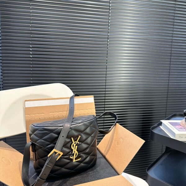 YSL Loulou Puffer Small Black Leather - Bag