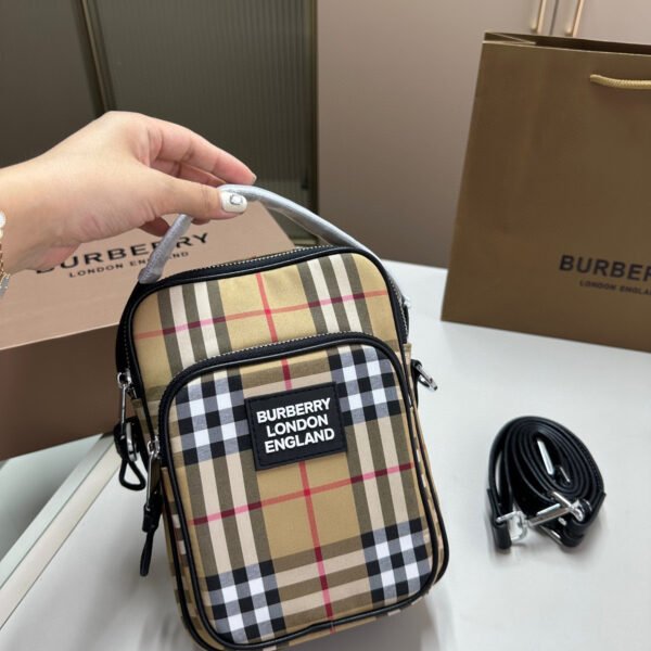 BBR Vintage Check Camera Bag Beige Check - Bag