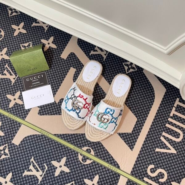 GG Double G Espadrille Sandals - Sandals