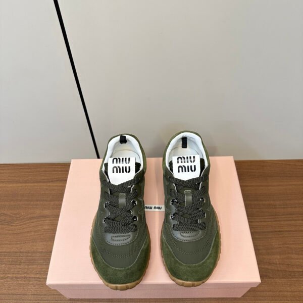 MIU Sneakers Green Suede - Sneakers